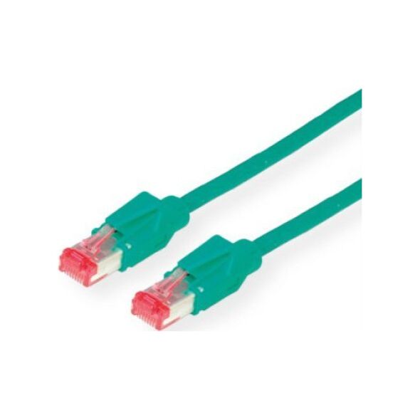 DTWYLER Kabel krosowy DTWYLER Cat.6 (klasa E) S/FTP, CU 7702 flex LSOH, Hirose TM21, zielony, 7 m