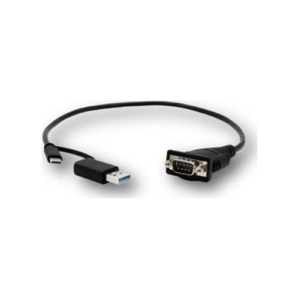 Exsys EXSYS EX-23001 Kabel USB 2.0 ze złączem C i A na 1 x szeregowy kabel RS-232 z 9-stykowym złączem Chipset FTDI
