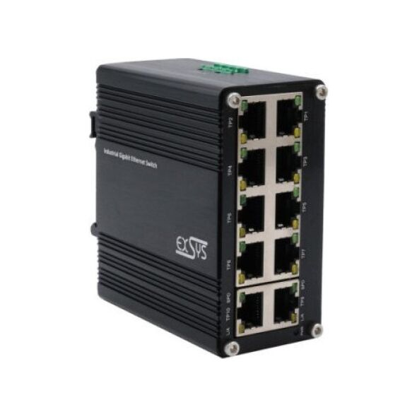 Exsys EXSYS EX-62025 10-portowy przemysłowy przełącznik Ethernet