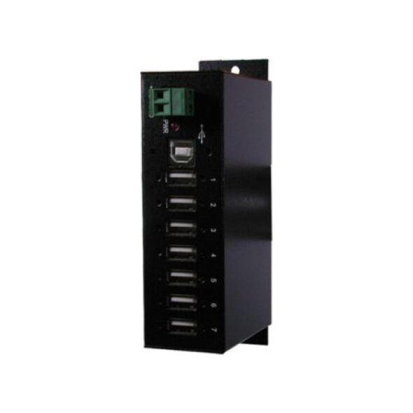 Exsys EXSYS EX-1177HMVS 7 portowy HUB USB 2.0 z ochroną przeciwprzepięciową 350W w metalowej obudowie