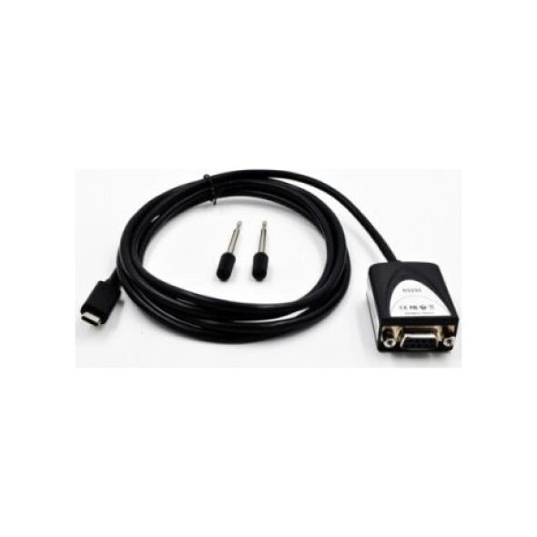 Adapter USB Exsys EXSYS EX-2311-2F USB 2.0 C - wtyk do 1 x szeregowy RS-232 1,8-metrowy kabel z 9-stykowym żeńskim wyświetlaczem LED