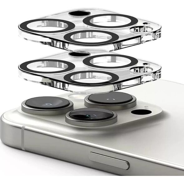 Ringke OSŁONA APARATU RINGKE CAMERA PROTECTOR 2-PACK IPHONE 16 PRO / 16 PRO MAX CLEAR