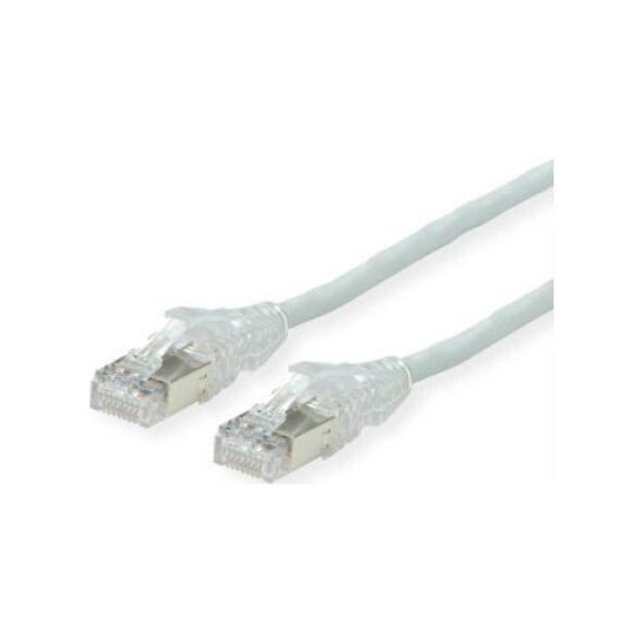 DTWYLER Kabel krosowy DTWYLER kat. 6A (klasa EA) S/FTP, CU 7702 flex LSOH, AMP v2, krzyżowy, szary, 7,5 m