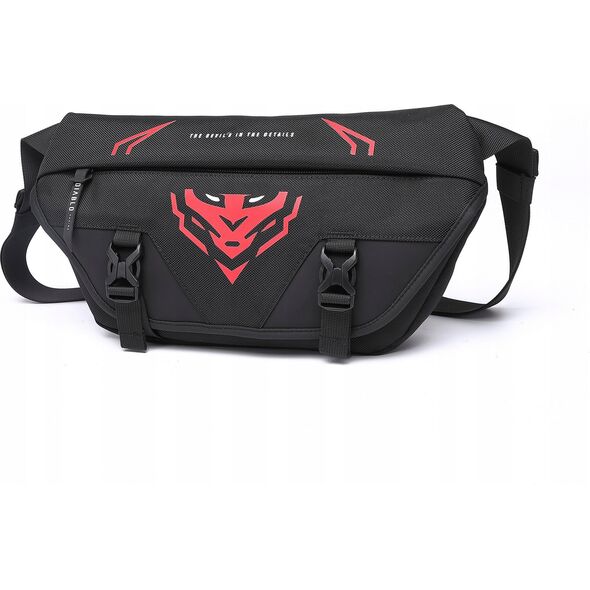 Diablo Duża nerka Bum Bag Diablo Chairs, czarna
