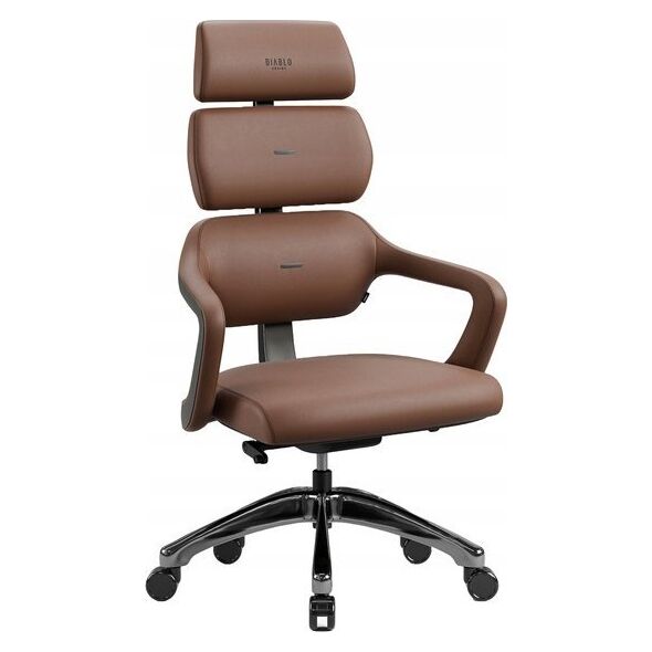 Krzesło biurowe Diablo Fotel do gabinetu Diablo V-Modular, Sugar Brown