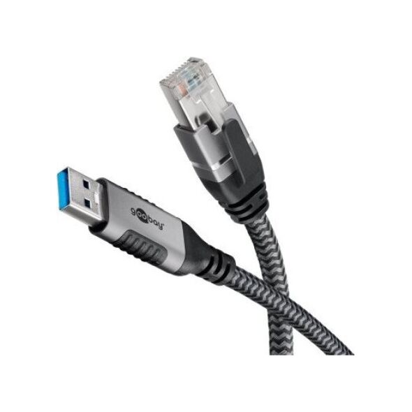 Kabel USB Goobay Kabel Ethernet USB-A do RJ45, 7,5 m