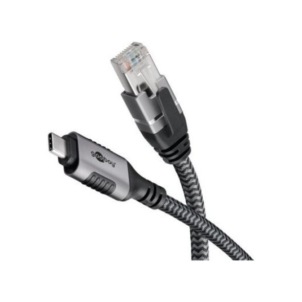 Kabel USB Goobay Kabel Ethernet USB-C do RJ45, 10 m