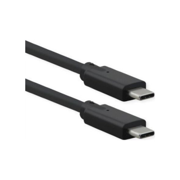 Kabel USB Roline USB-C - USB-C 0.5 m Czarny