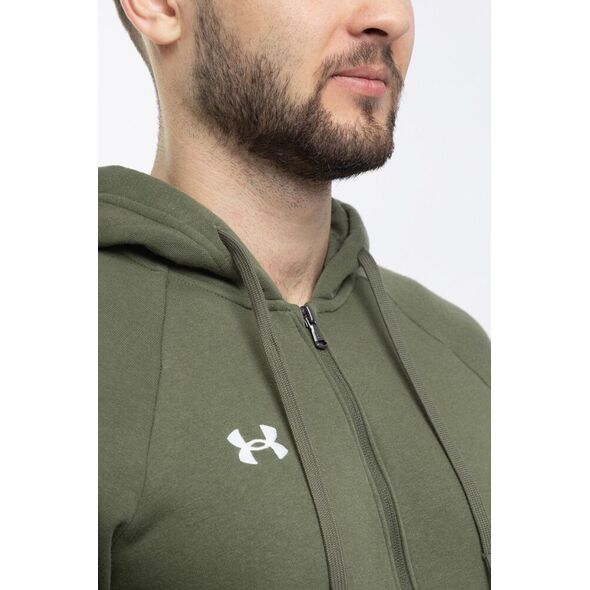 Under Armour Bluza męska Under Armour Rival Fleece FZ Hoodie khaki 1379767 390 L
