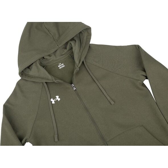Under Armour Bluza męska Under Armour Rival Fleece FZ Hoodie khaki 1379767 390 L