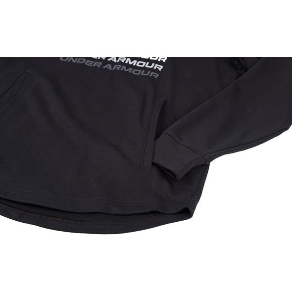 Under Armour Bluza męska Under Armour UA Rival Terry Graphic Hoodie czarna 1386047 001 XL