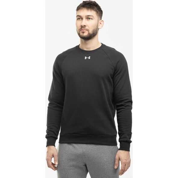 Under Armour Bluza męska Under Armour Rival Fleece Crew czarna 1379755 001 M