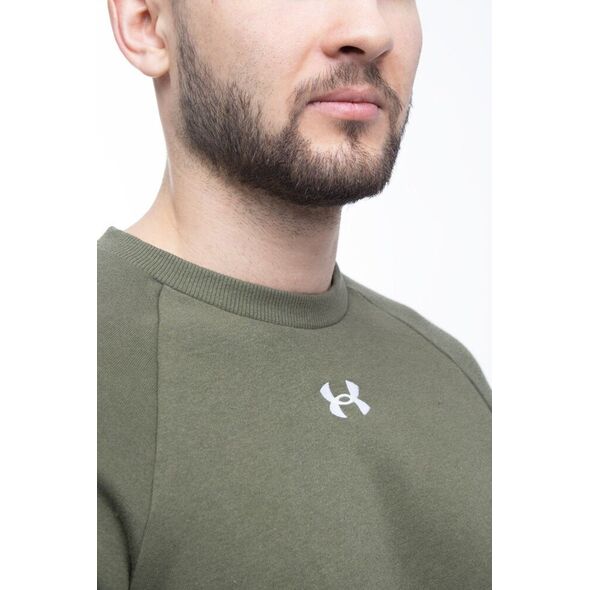 Under Armour Bluza męska Under Armour Rival Fleece Crew khaki 1379755 390 L