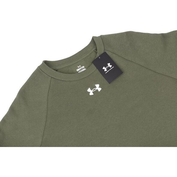 Under Armour Bluza męska Under Armour Rival Fleece Crew khaki 1379755 390 XL