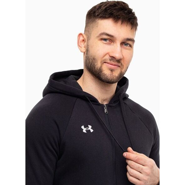 Under Armour Bluza męska Under Armour Rival Fleece FZ Hoodie czarna 1379767 001 L