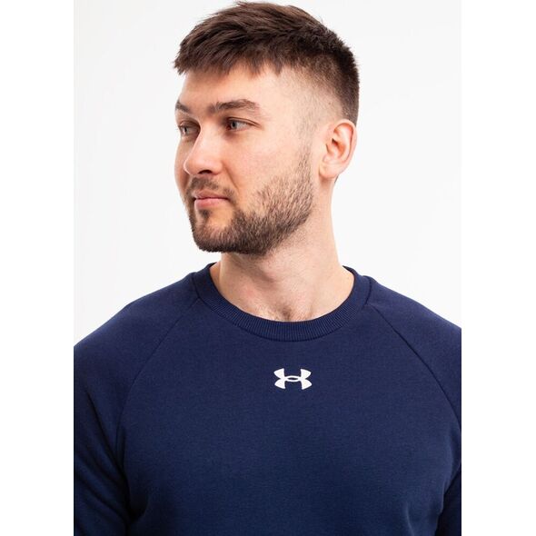 Under Armour Bluza męska Under Armour Rival Fleece Crew granatowa 1379755 410 XL