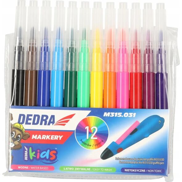 Dedra Wymienne markery zestaw 12szt, do M315.030