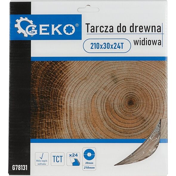 Geko Tarcza do drewna 210x30x24T (50)