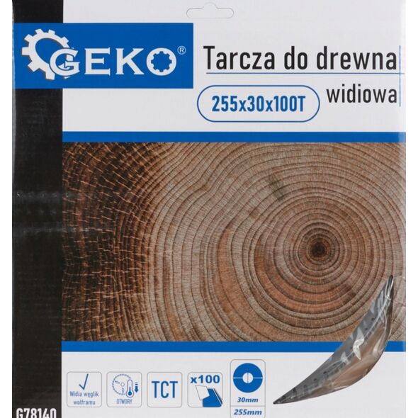 Geko Tarcza do drewna 255x30x100T(otwory) (25)