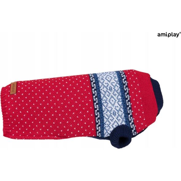 Amiplay SWEATER DOG BERGEN 19CM RED