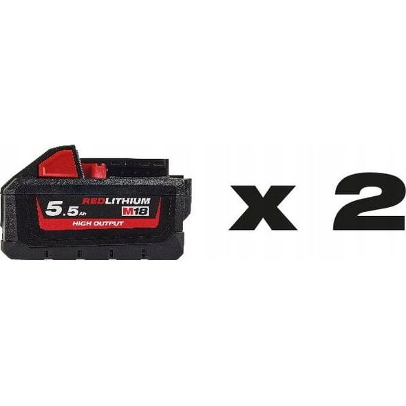 Milwaukee MILWAUKEE.BATTERY HAMMER. M18ONEFHXDEL-552C + EXTRACTION SYSTEM