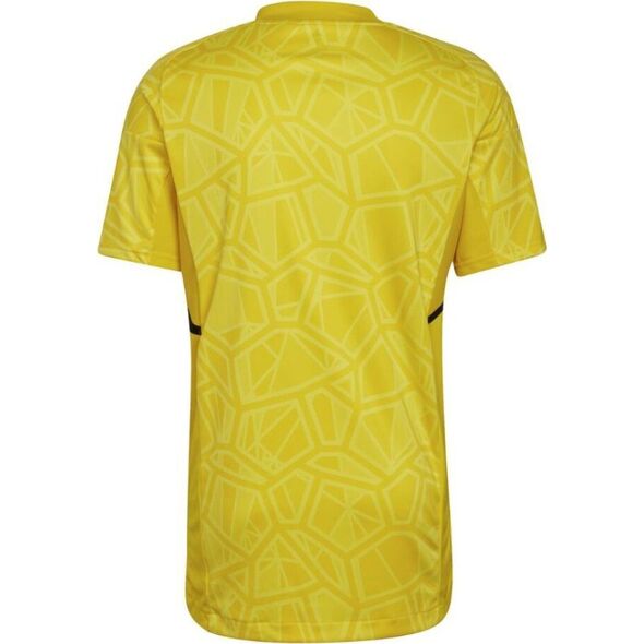Adidas Koszulka męska adidas Condivo 22 Goalkeeper Jersey Short Sleeve żółta HF0138 S