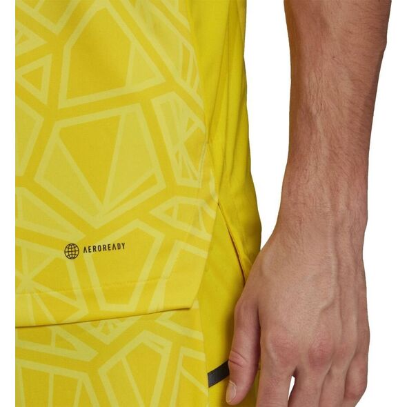 Adidas Koszulka męska adidas Condivo 22 Goalkeeper Jersey Short Sleeve żółta HF0138 S