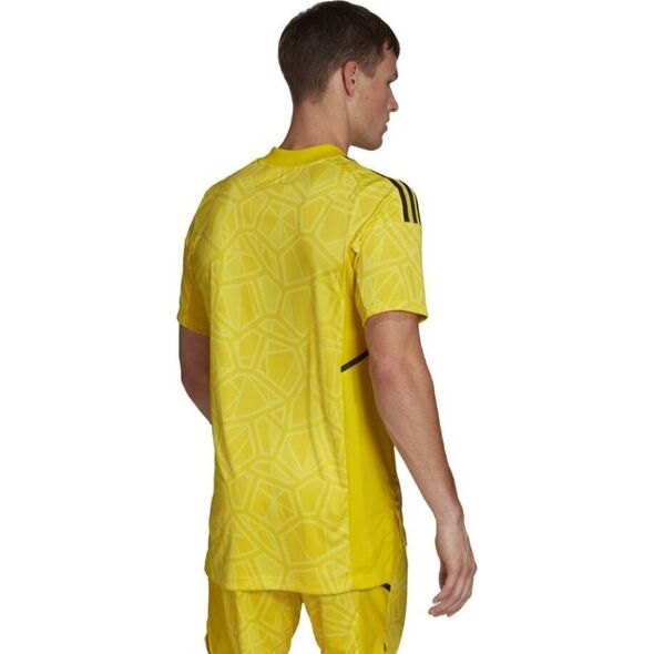 Adidas Koszulka męska adidas Condivo 22 Goalkeeper Jersey Short Sleeve żółta HF0138 XL