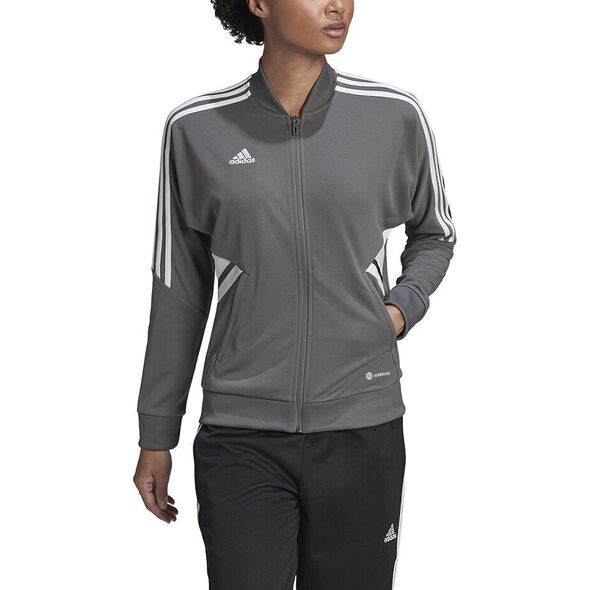 Adidas Bluza damska adidas Condivo 22 Track Jacket Full Zip szaro-biała HD2280 XS