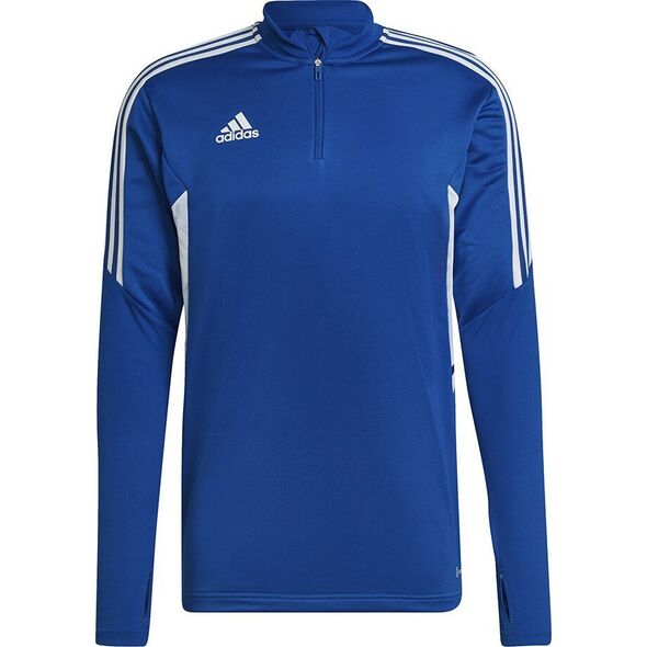 Adidas Bluza męska adidas Condivo 22 Training 1/2 zip niebiesko-biała HA6271 M