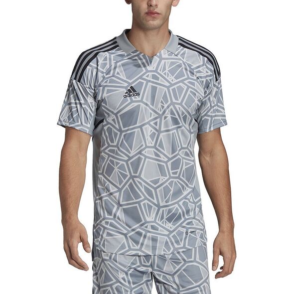 Adidas Koszulka męska Condivo 22 Goalkeeper Jersey Short Sleeve szara HB1622 XL