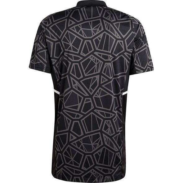 Adidas Koszulka męska Condivo 22 Goalkeeper Jersey Short Sleeve czarna HB1619 S