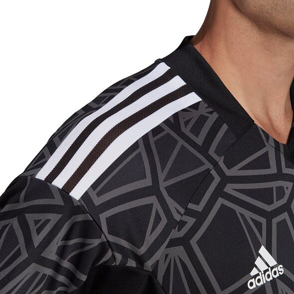 Adidas Koszulka męska Condivo 22 Goalkeeper Jersey Short Sleeve czarna HB1619 XL