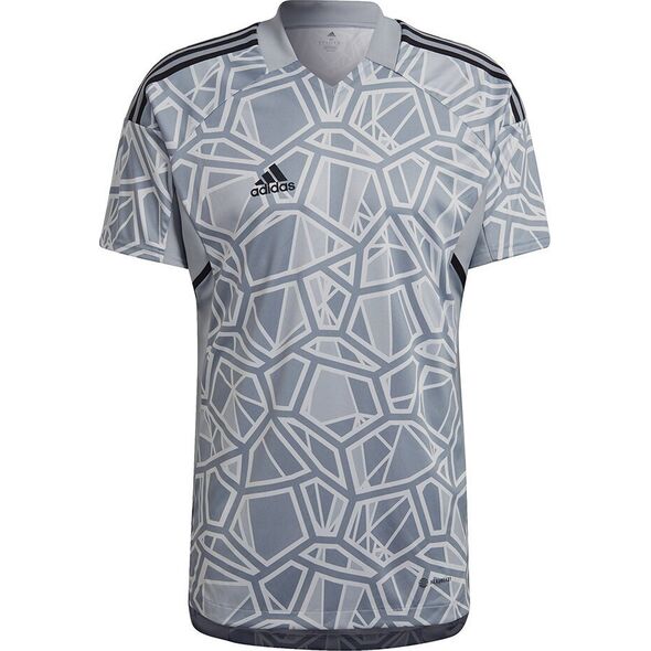 Adidas Koszulka męska Condivo 22 Goalkeeper Jersey Short Sleeve szara HB1622 L