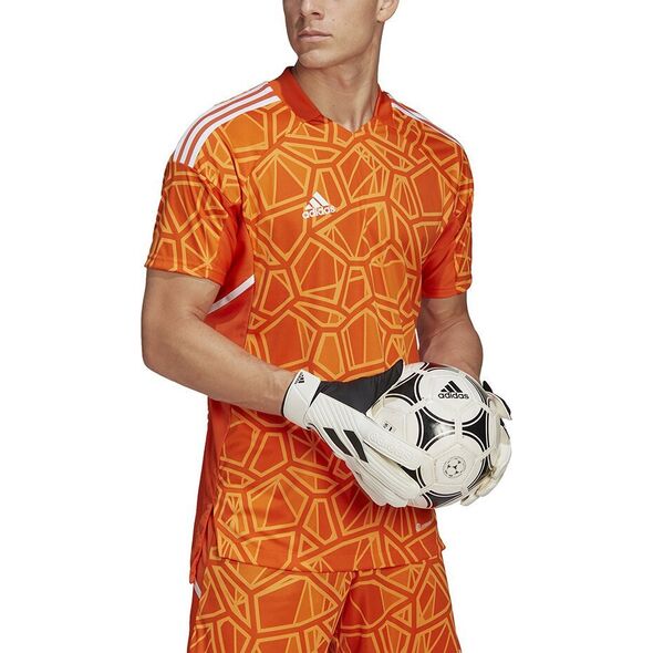 Adidas Koszulka męska Condivo 22 Goalkeeper Jersey Short Sleeve pomarańczowa HB1621 M