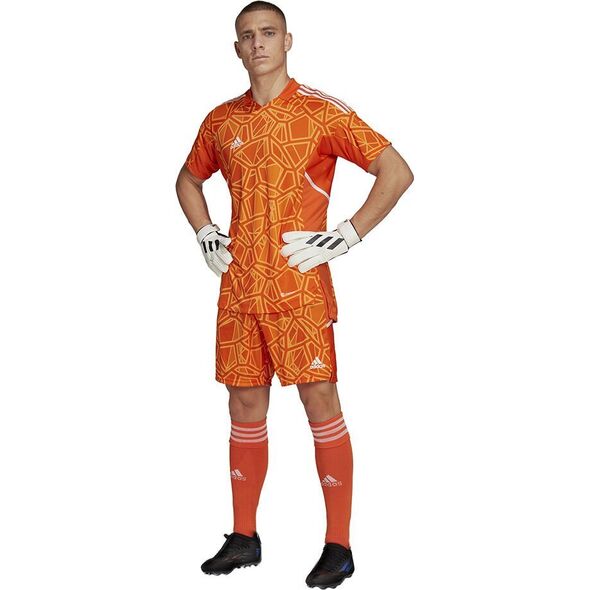 Adidas Koszulka męska Condivo 22 Goalkeeper Jersey Short Sleeve pomarańczowa HB1621 M