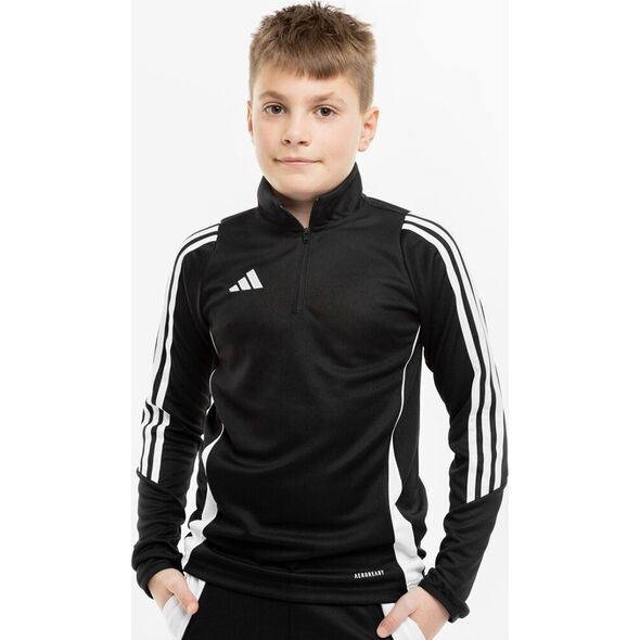 Adidas Bluza dla dzieci adidas Tiro 24 Training czarna IJ9952 128cm