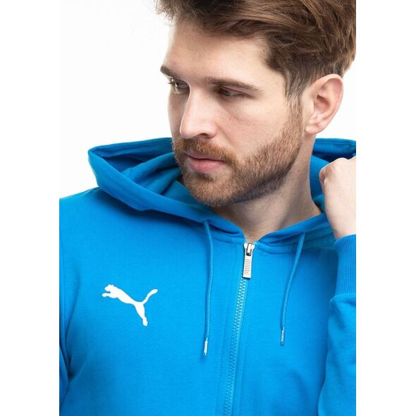 Puma Bluza męska Puma Team Goal Casuals Hooded niebieska 658595 02 L