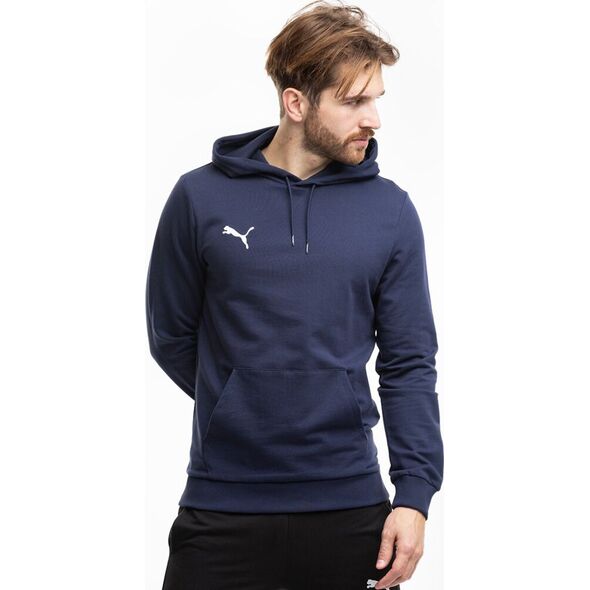 Puma Bluza męska Puma Team Goal Casuals Hoody granatowa 658618 06 S