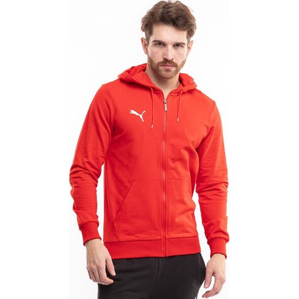 Puma Bluza męska Puma Team Goal Casuals Hooded czerwona 658595 01 L