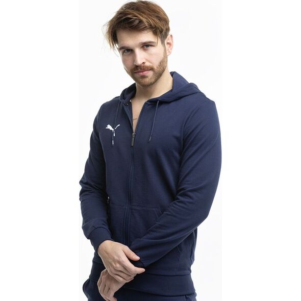 Puma Bluza męska Puma Team Goal Casuals Hooded granatowa 658595 06 2XL