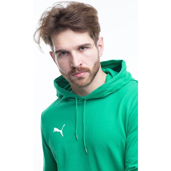 Puma Bluza męska Puma Team Goal Casuals Hoody zielona 658618 05 S