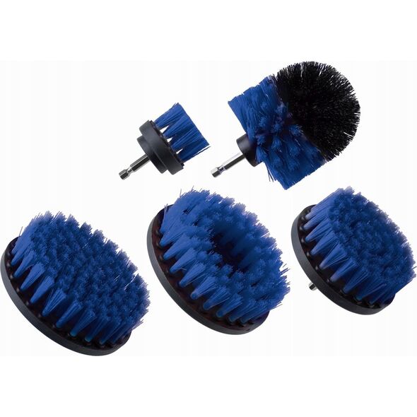 Dedra Szczotki czyszczące na wiertarkę 5szt zestaw, nylon, hex,6mm