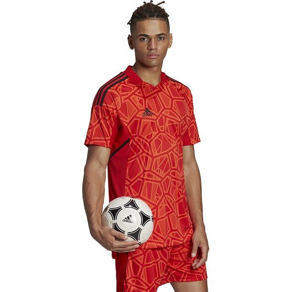 Adidas Koszulka męska Condivo 22 Goalkeeper Jersey Short Sleeve czerwona H21238 L