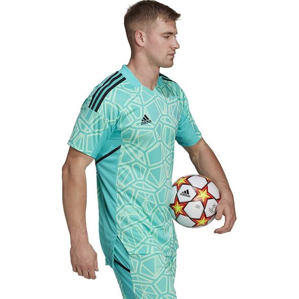 Adidas Koszulka męska Condivo 22 Goalkeeper Jersey Short Sleeve zielona HB1618 L