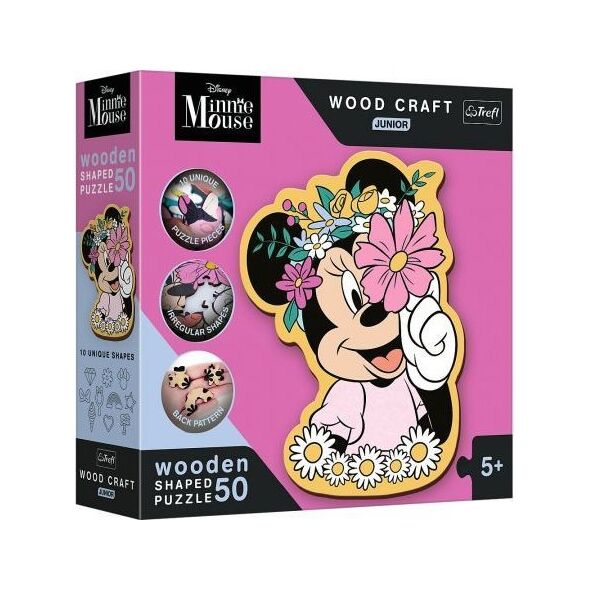 Trefl TREFL DISNEY Wooden puzzle Minnie 50 pcs
