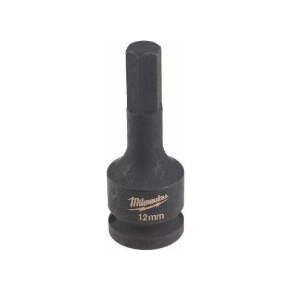 Milwaukee MILWAUKEE IMPACT SOCKET 1/2" HEX12 SHANK