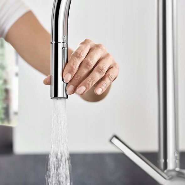 Bateria kuchenna Hansgrohe Kitchen faucet with pull-out hose Hansgrohe Talis M54 72801000