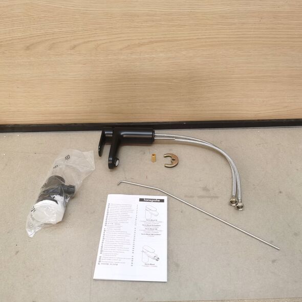 Bateria umywalkowa Hansa Hansgrohe Vernis Blend 100 CoolStart, 71585670, black matt