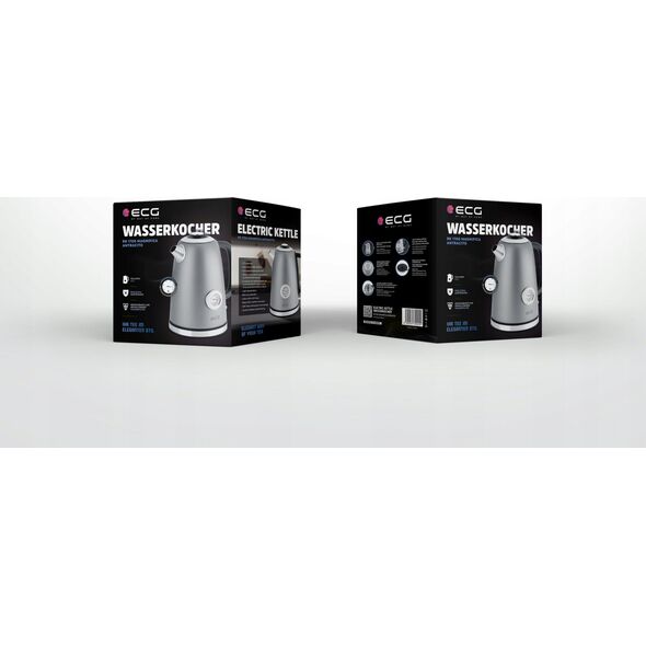 Czajnik ECG Kettle ECG RK 1700 Magnifica Anthracite